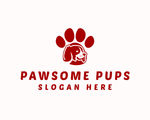 Dog Paw Veterinary logo design