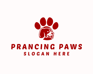 Dog Paw Veterinary logo design