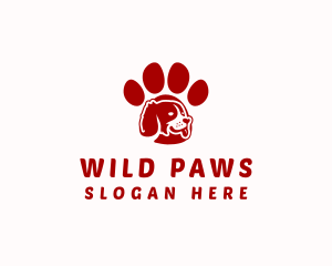 Dog Paw Veterinary logo design