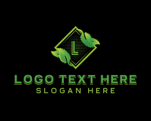 Vegan - Wellness Herbal Leaf logo design