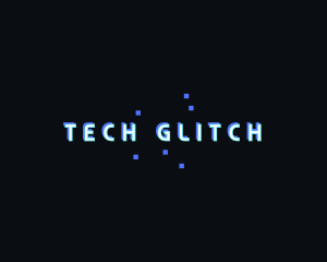 Gaming Glitch Wordmark  logo design