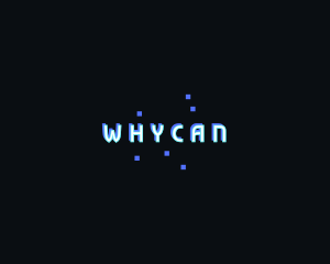 Cyber - Gaming Glitch Wordmark logo design