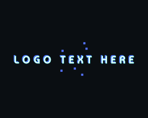 Glitch - Gaming Glitch Wordmark logo design