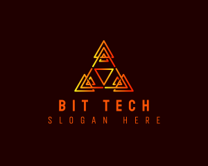 Triangle Cyber Tech logo design