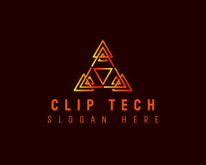 Triangle Cyber Tech logo design