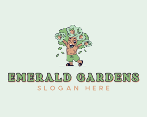 Peach Tree Garden logo design