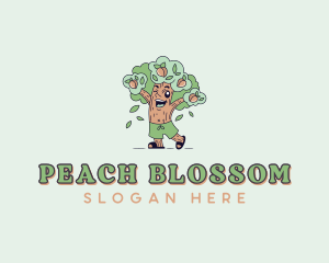 Peach Tree Garden logo design