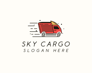 Fast Trucking Delivery logo design