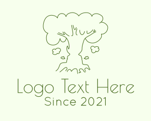 Dating - Human Tree Psychology logo design