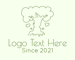 Marriage - Human Tree Psychology logo design
