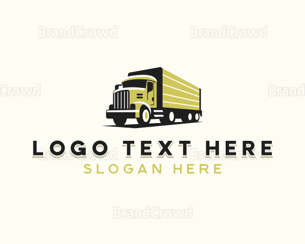 Trucking Logistics Cargo Logo