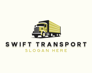 Trucking Logistics Cargo logo design