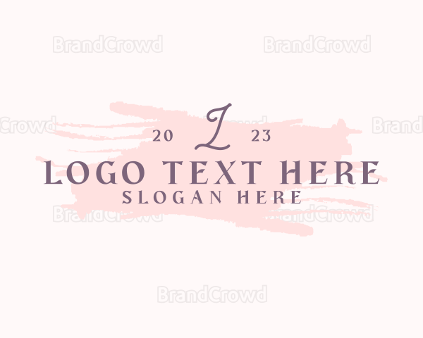 Feminine Fashion Beauty Logo