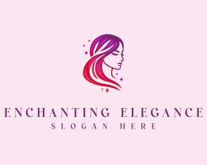 Alluring - Hair Stylist Woman logo design