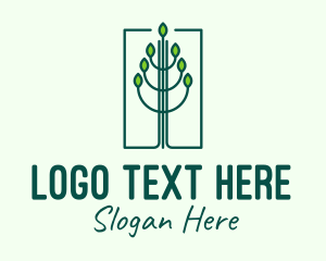 Plant Nursery - Green Environmental Forest logo design