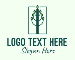 Sustainability - Green Environmental Forest logo design