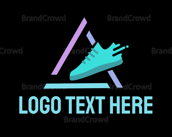 Sneaker Running Shoes Logo