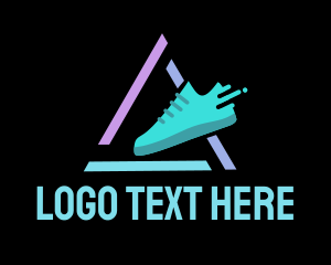 Footwear - Sneaker Running Shoes logo design