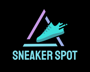 Sneaker Running Shoes logo design