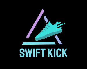 Sneaker Running Shoes logo design