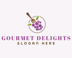 Grape Fruit Meal logo design