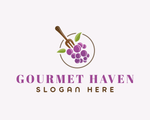 Grape Fruit Meal logo design