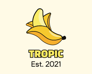 Banana Fruit Peel logo design