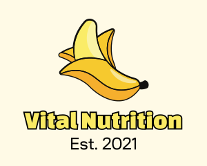 Banana Fruit Peel logo design