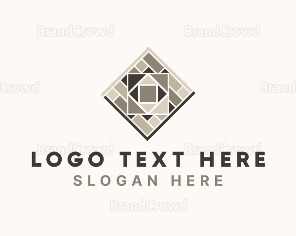 Floor Tile Pattern Logo