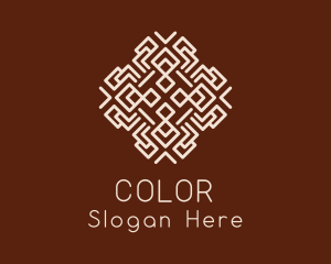 Pattern - Fashion Tailoring Textile logo design