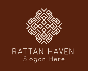 Rattan - Fashion Tailoring Textile logo design