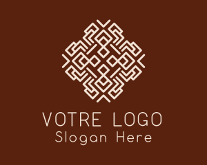 Beige - Fashion Tailoring Textile logo design