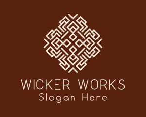 Wicker - Fashion Tailoring Textile logo design