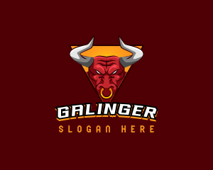 Fierce - Bull Horn Gaming logo design