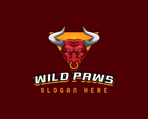 Bull Horn Gaming logo design