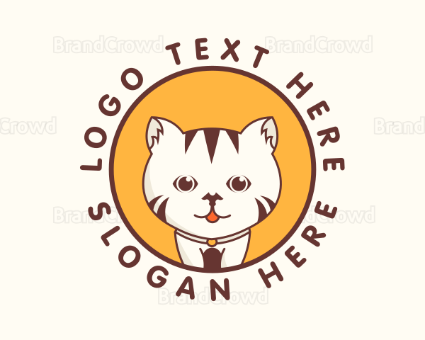 Cute Cat Kitten Logo