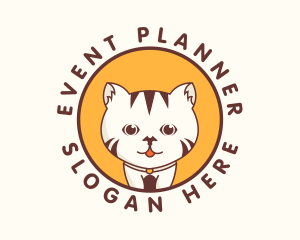 Cartoon - Cute Cat Kitten logo design