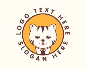 Cute Cat Kitten Logo