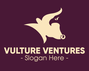 Vulture - Eagle Bull Animal logo design