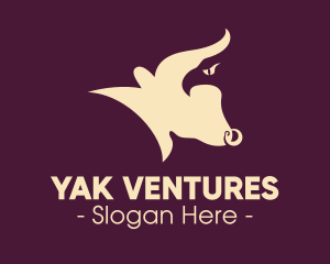 Yak - Eagle Bull Animal logo design