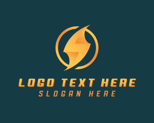 Power - Bolt Lightning Letter S logo design