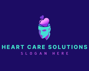 Mental Heart Psychology  logo design