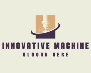 Laser Cutting Machine logo design