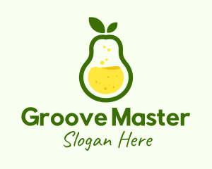 Farmers Market - Healthy Pear Juice logo design