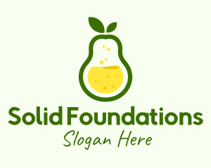 Juice Stand - Healthy Pear Juice logo design