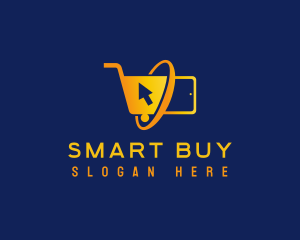 Buy - Online Shopping Cart logo design