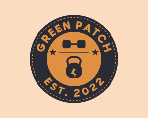 Patch - Fitness Gym Patch logo design