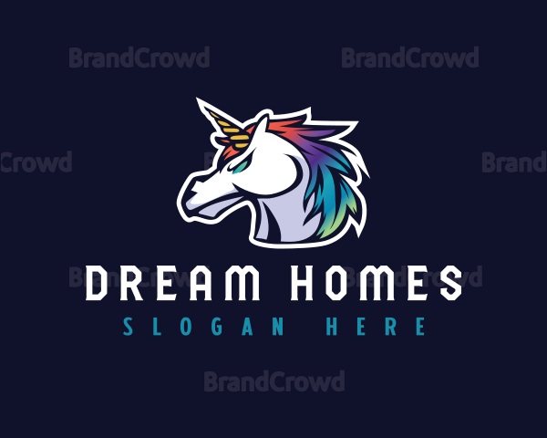 Horse Unicorn Gaming Logo