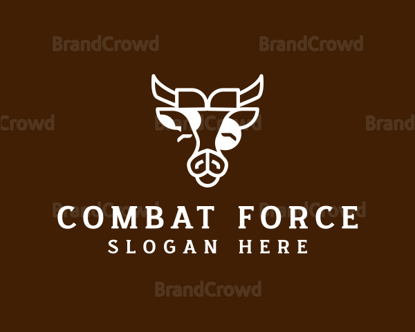 Cow Farm Animal Logo