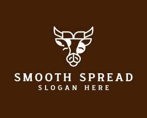 Cow Farm Animal logo design